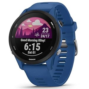 Montre Garmin Forerunner 255 Cardio-GPS (bleue)